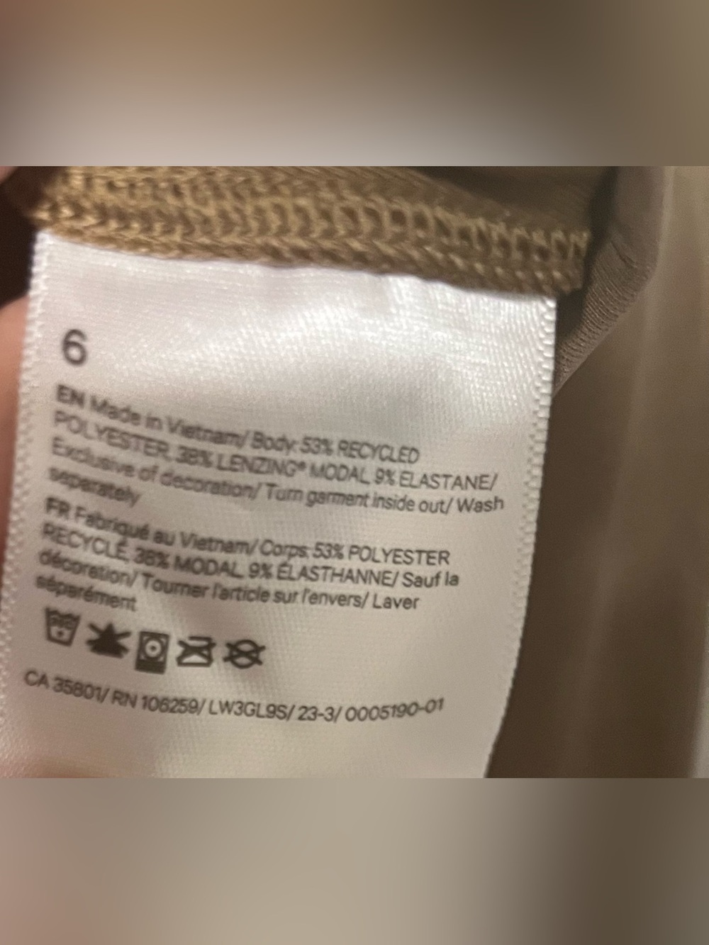 lululemon athletica Olive Brown Cropped Crewneck Sweatshirt - Picture 4 of 6
